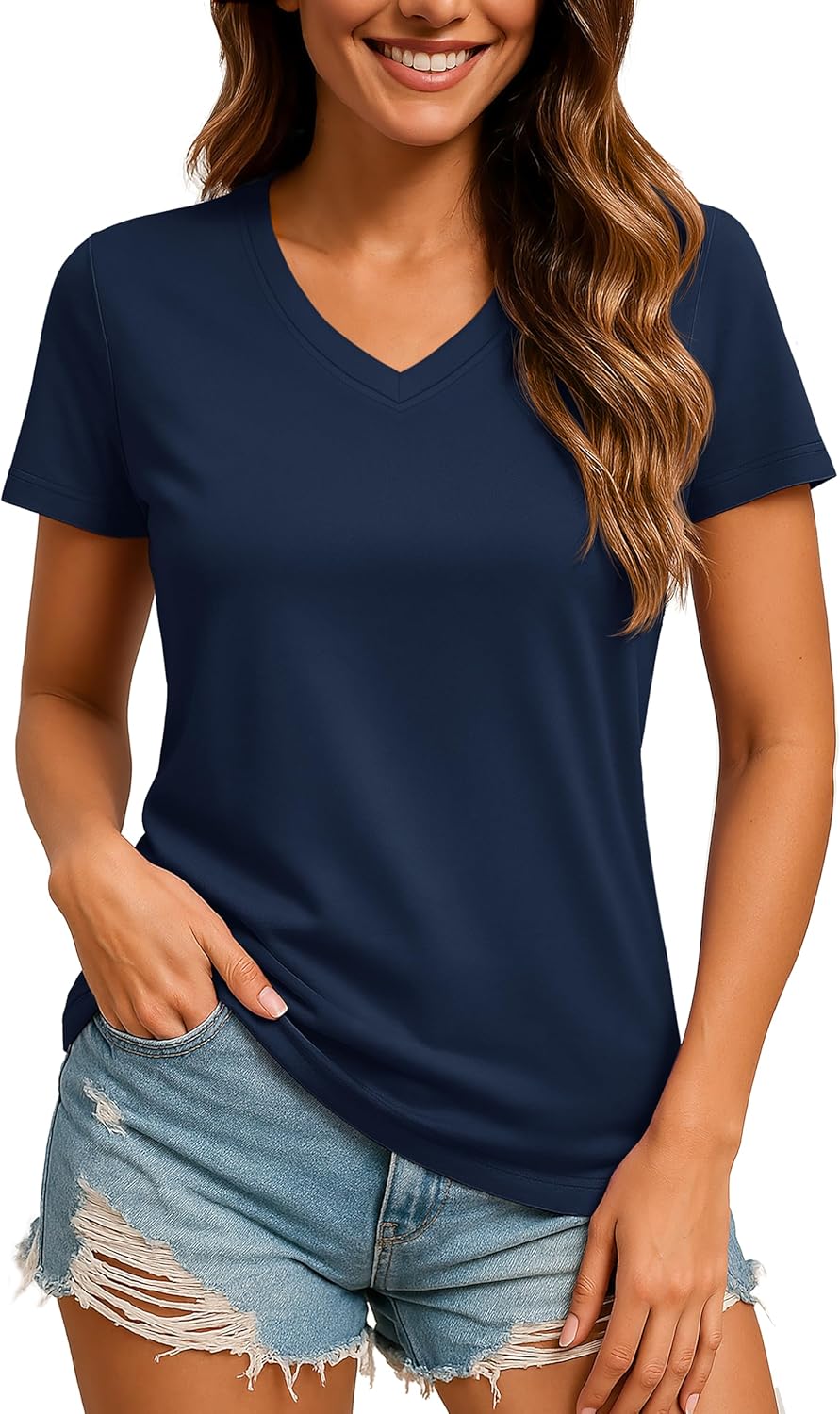 workout tops for women upf 50 sun protection v neck t shirts short sleeve quick dry athletic running shirts